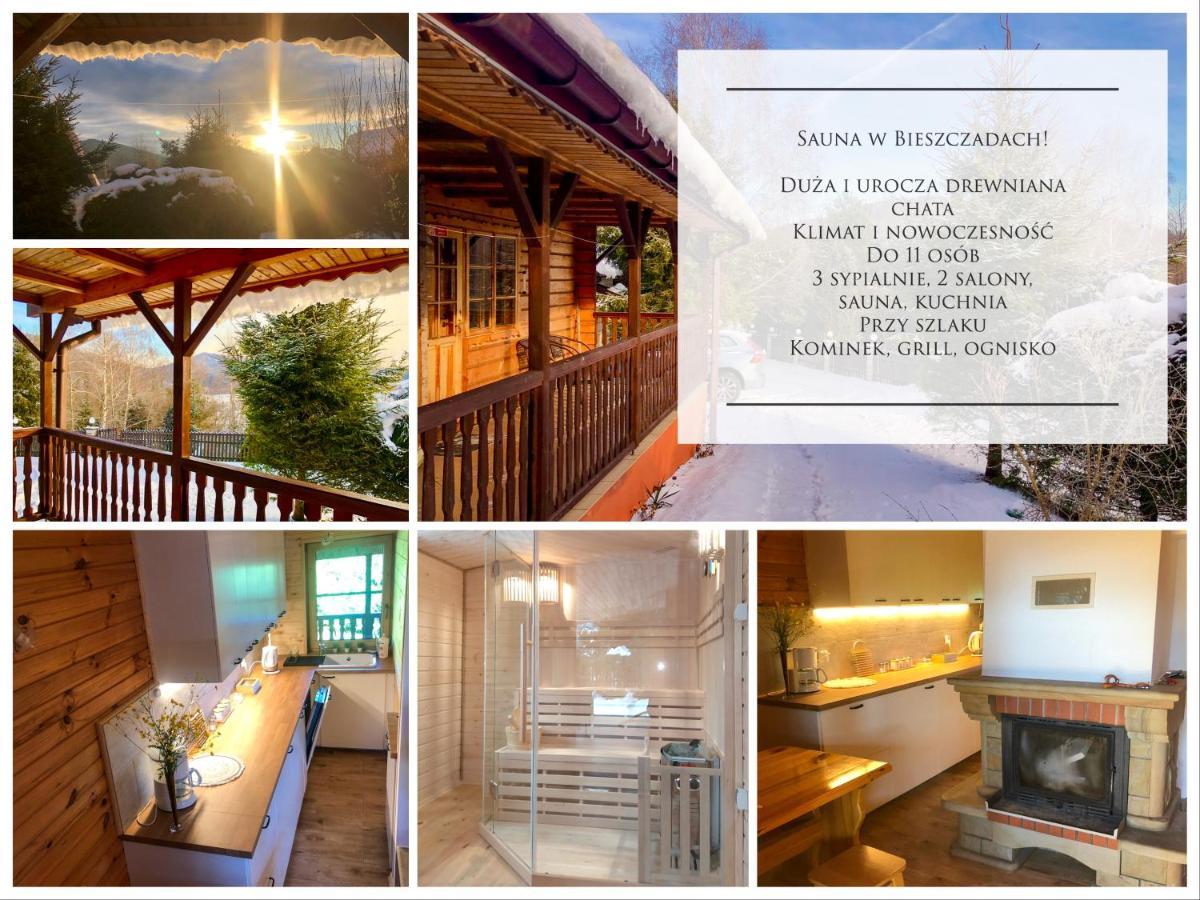 Urocza Chata Z Sauna W Bieszczadzkim Parku Krajobrazowym Bukowiec  Exterior foto
